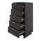 Manhattan Comfort Granville Tall 23.62 Narrow Dresser in Dark Grey DR-5005 - alternate 3